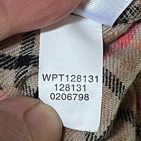 J. Jill Premium Bistretch Plaid Pants Size 14 Womens Elastic Waist Pull-On - Picture 7 of 7